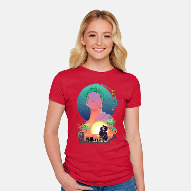 The Pirate Hunter-womens fitted tee-Bibo