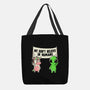 We Don't Believe In Humans-none basic tote bag-eduely