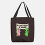 We Don't Believe In Humans-none basic tote bag-eduely