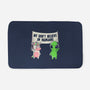 We Don't Believe In Humans-none memory foam bath mat-eduely