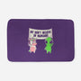 We Don't Believe In Humans-none memory foam bath mat-eduely