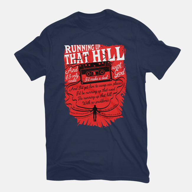 Running Up That Hill-womens basic tee-rocketman_art