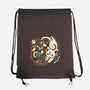 Kitten Moon Stars-none drawstring bag-Vallina84