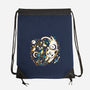 Kitten Moon Stars-none drawstring bag-Vallina84
