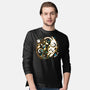 Kitten Moon Stars-mens long sleeved tee-Vallina84