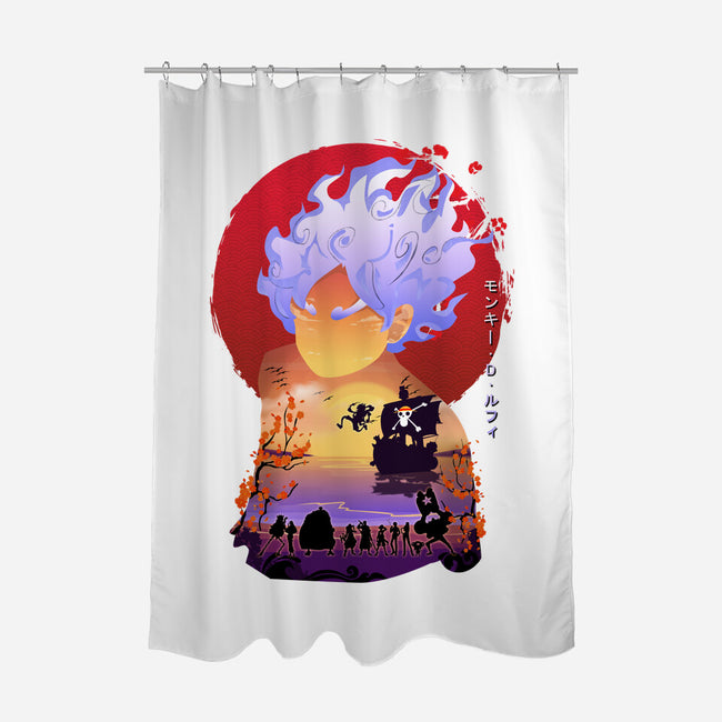 Straw Hat-none polyester shower curtain-Bibo