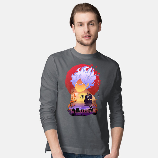 Straw Hat-mens long sleeved tee-Bibo