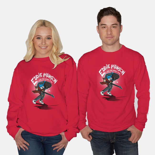 Eddie Vs The World-unisex crew neck sweatshirt-paulagarcia
