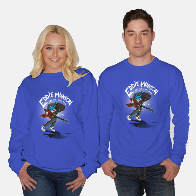 Eddie Vs The World-unisex crew neck sweatshirt-paulagarcia