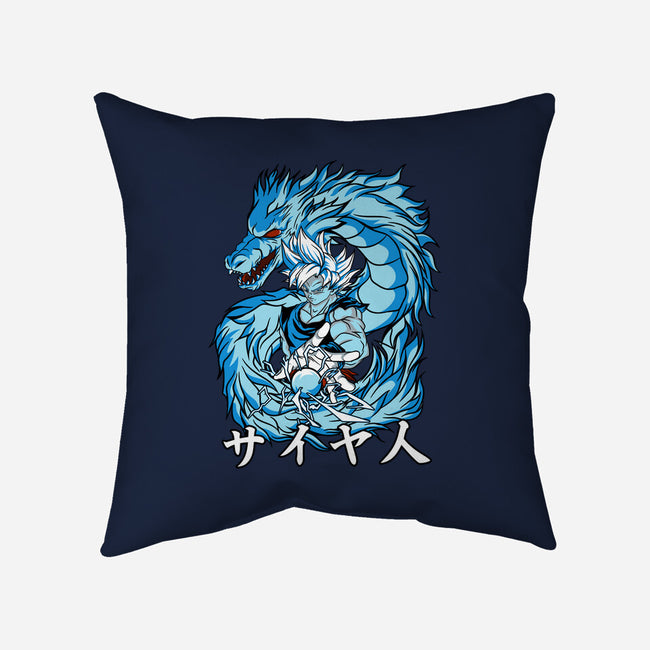 Goku Dragon Ball-none removable cover w insert throw pillow-Faissal Thomas