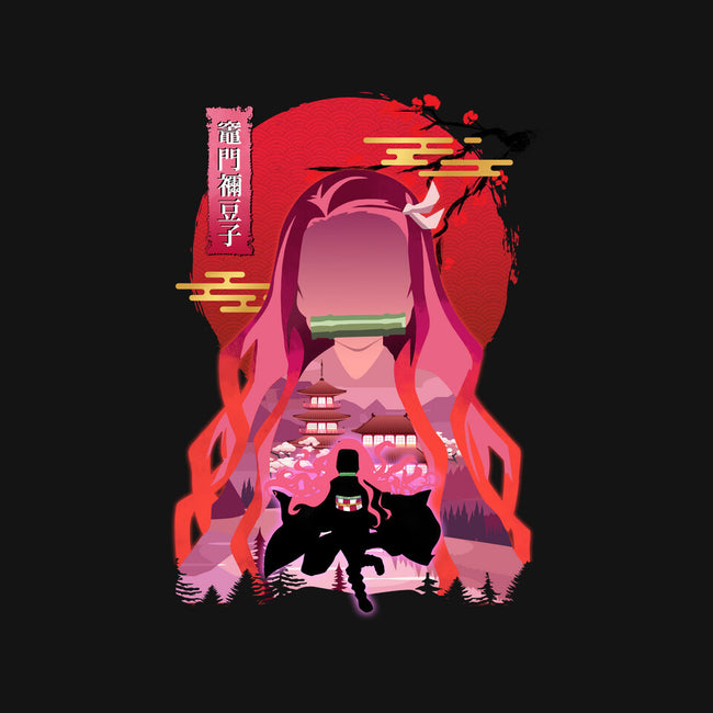Kamado Nezuko-mens premium tee-sacca