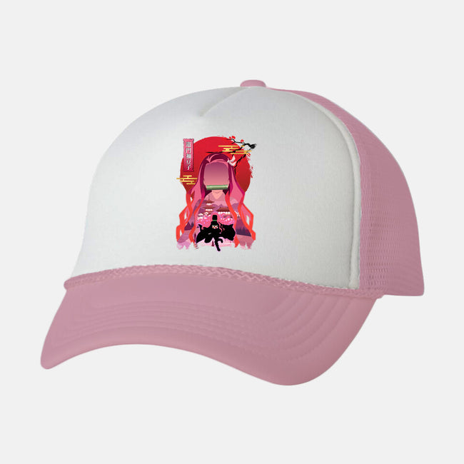 Kamado Nezuko-unisex trucker hat-sacca