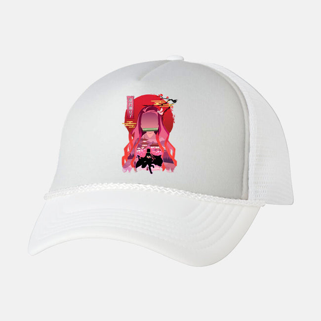 Kamado Nezuko-unisex trucker hat-sacca