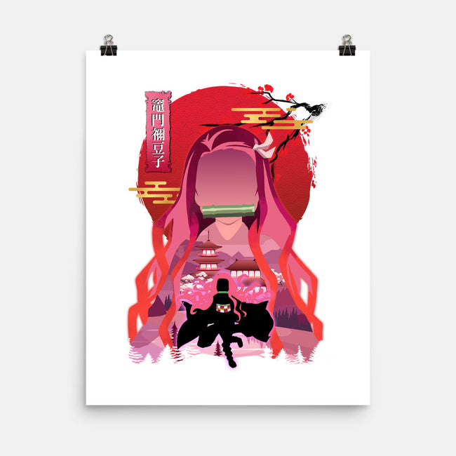 Kamado Nezuko-none matte poster-sacca