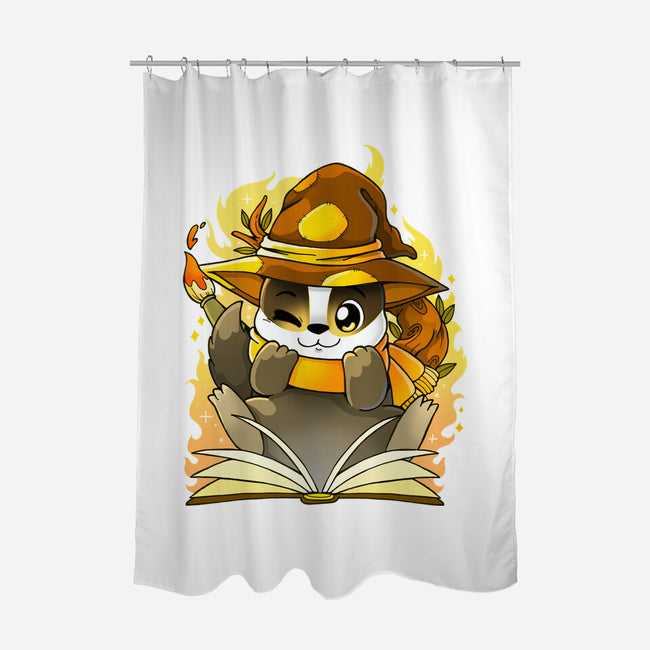 Wizard Puff-none polyester shower curtain-Vallina84