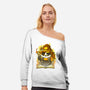 Wizard Puff-womens off shoulder sweatshirt-Vallina84