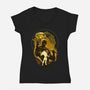 The Lion's Sin Of Pride-womens v-neck tee-hypertwenty