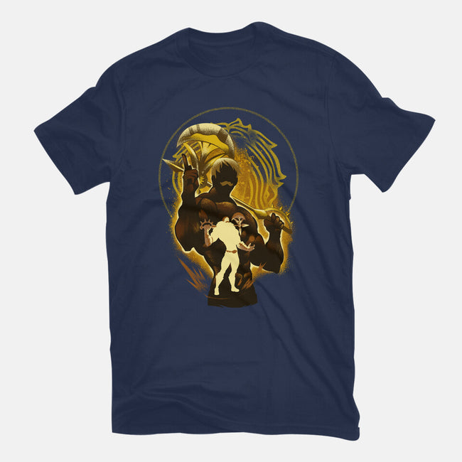 The Lion's Sin Of Pride-womens fitted tee-hypertwenty