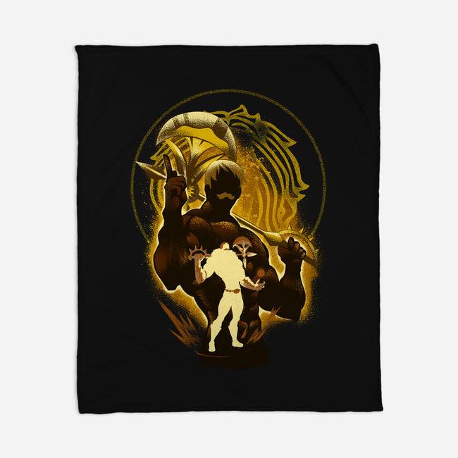 The Lion's Sin Of Pride-none fleece blanket-hypertwenty