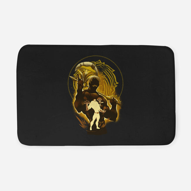 The Lion's Sin Of Pride-none memory foam bath mat-hypertwenty