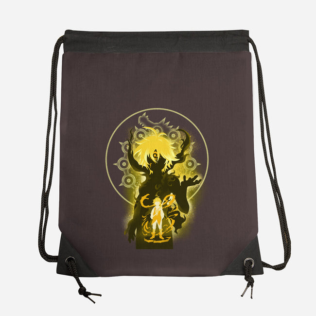 The Dragon's Sin Of Wrath-none drawstring bag-hypertwenty