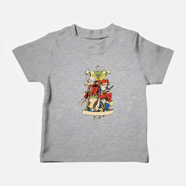 Quest For Dragons-baby basic tee-Bellades