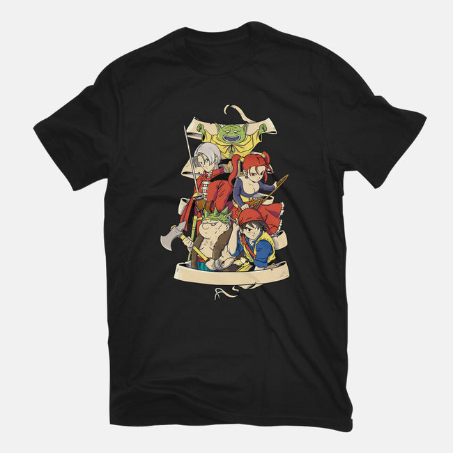 Quest For Dragons-mens premium tee-Bellades
