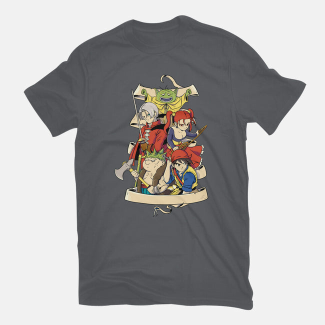 Quest For Dragons-womens basic tee-Bellades
