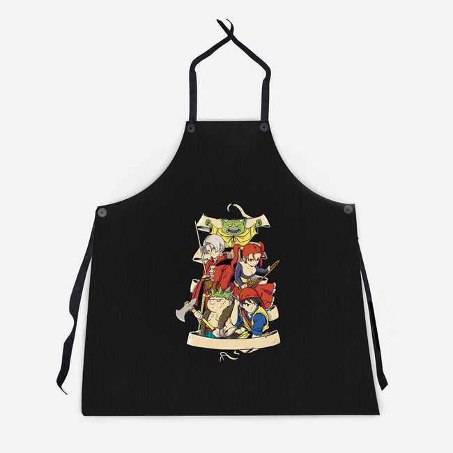 Quest For Dragons-unisex kitchen apron-Bellades