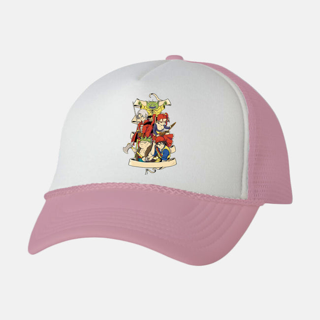 Quest For Dragons-unisex trucker hat-Bellades