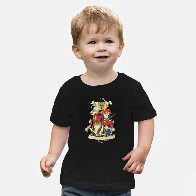 Quest For Dragons-baby basic tee-Bellades