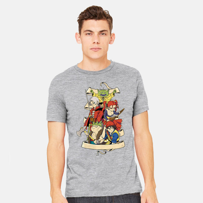 Quest For Dragons-mens heavyweight tee-Bellades
