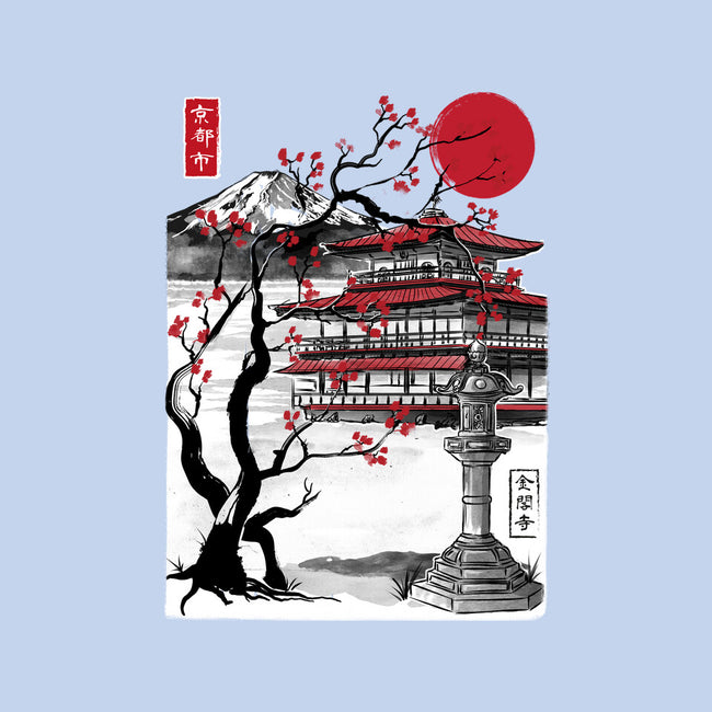 Temple Of The Golden Pavilion-none removable cover throw pillow-DrMonekers