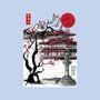 Temple Of The Golden Pavilion-none polyester shower curtain-DrMonekers