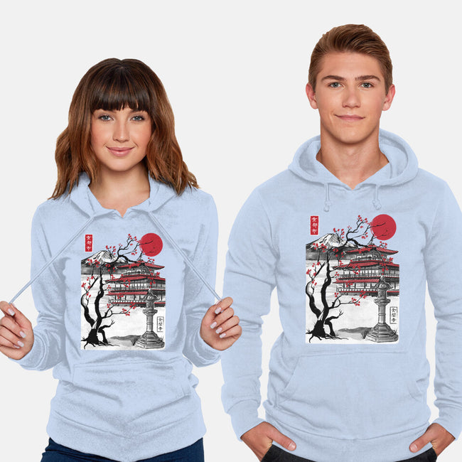 Temple Of The Golden Pavilion-unisex pullover sweatshirt-DrMonekers