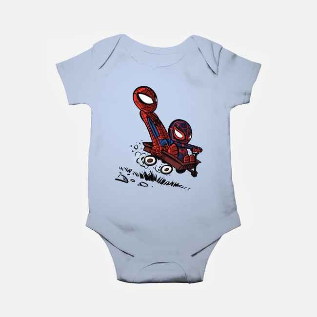 Peter And Miles-baby basic onesie-zascanauta