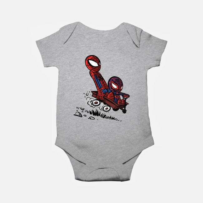 Peter And Miles-baby basic onesie-zascanauta