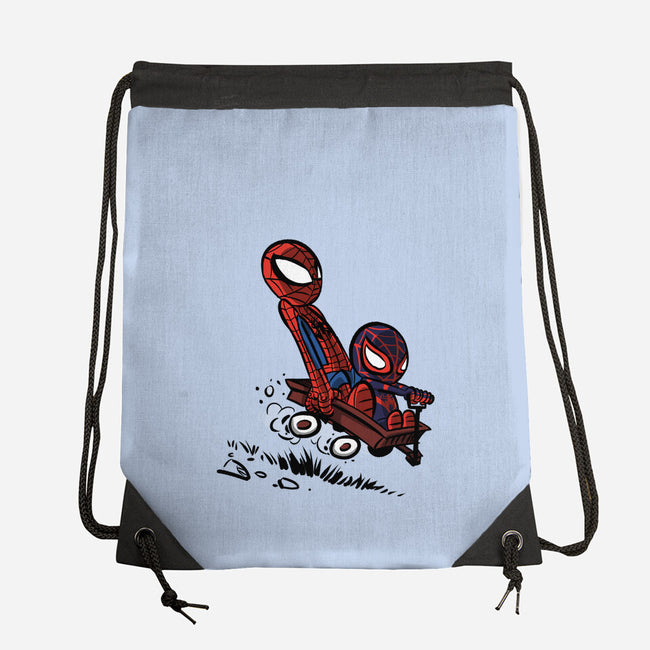 Peter And Miles-none drawstring bag-zascanauta