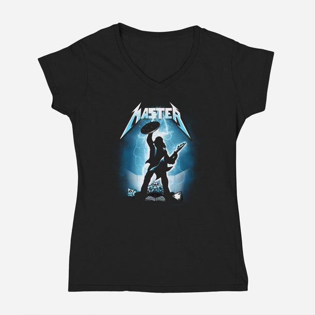 Eddie Metal-womens v-neck tee-Vallina84