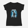 Eddie Metal-womens v-neck tee-Vallina84