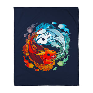 Yin Yang Fire Water Dragons