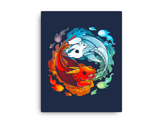 Yin Yang Fire Water Dragons