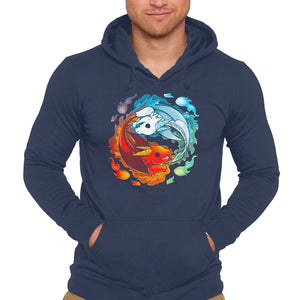 Yin Yang Fire Water Dragons