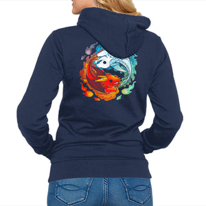 Yin Yang Fire Water Dragons