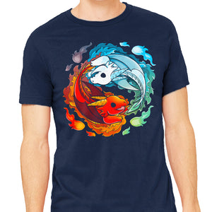 Yin Yang Fire Water Dragons