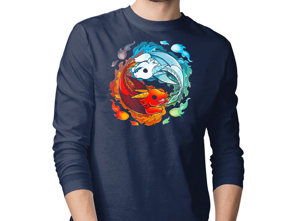 Yin Yang Fire Water Dragons
