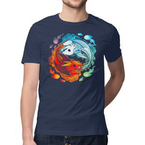 Yin Yang Fire Water Dragons