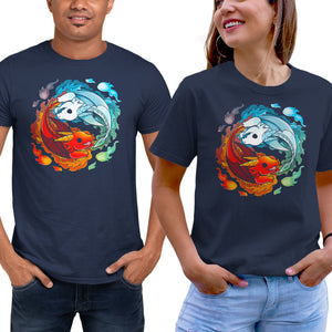 Yin Yang Fire Water Dragons