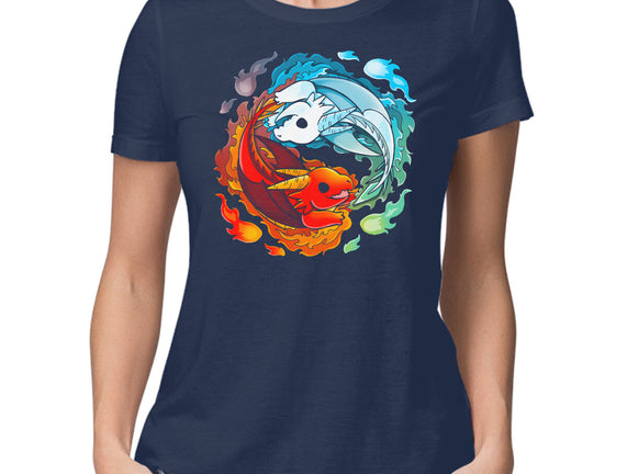 Yin Yang Fire Water Dragons