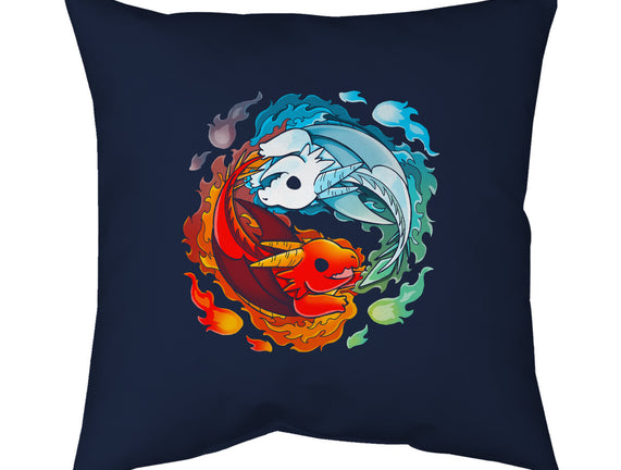 Yin Yang Fire Water Dragons